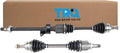 TRQ CV Axle Assembly Set for 2005-2008 Mini Cooper Manual - 2 Piece