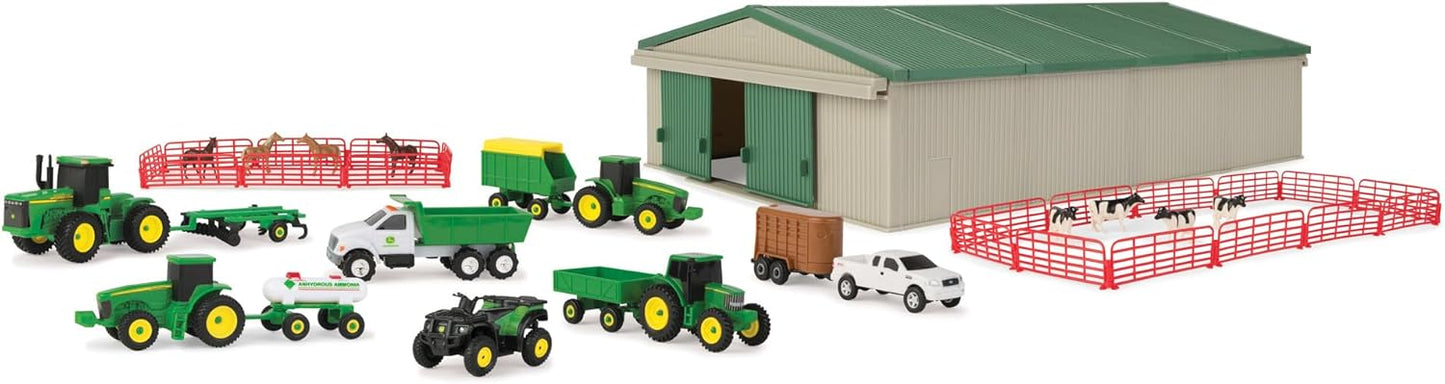 John Deere Die-Cast Farm Toys Playset - 70 Count Fun for Kids