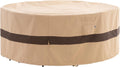 Round Patio Furniture Cover for Dining Table and Chairs Set