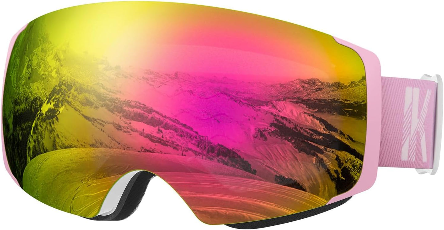 Magnetic Anti-Fog Ski Goggles by Innerking