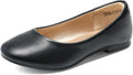 Girls Slip-On Ballerina Flats in Glitter or Suede - Easy Wear