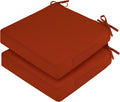 Waterproof Outdoor Chair Cushions 24 x 24 Set of 2 - Durable Patio