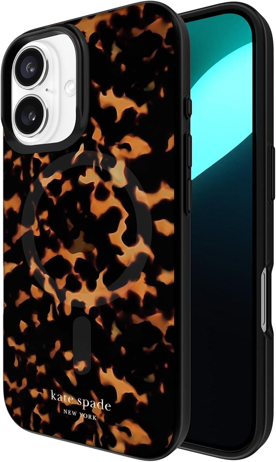 Stylish Tortoise iPhone 16 Case with MagSafe Compatibility