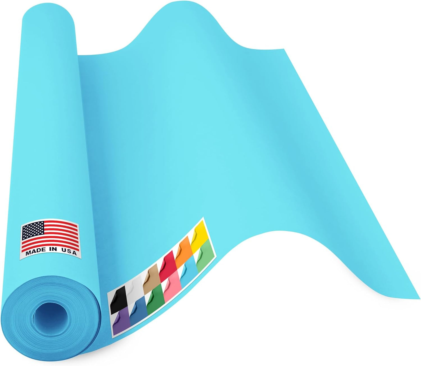 Light Blue Kraft Paper Roll 36in x 1200in for Arts & Crafts