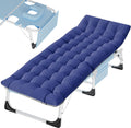 Slsy Folding Camping Cot for Adults - Padded Portable Camp Bed