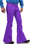 70s Disco Pants for Men Vintage Bell Bottom Jeans - Flattering Stretch