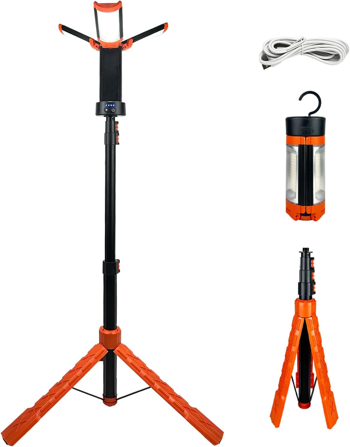 Portable Telescopic Camping Light: 2200 Lumen Brightness