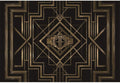 Black and Gold Birthday Photography Backdrop 10x6.5ft - Elegant Studio