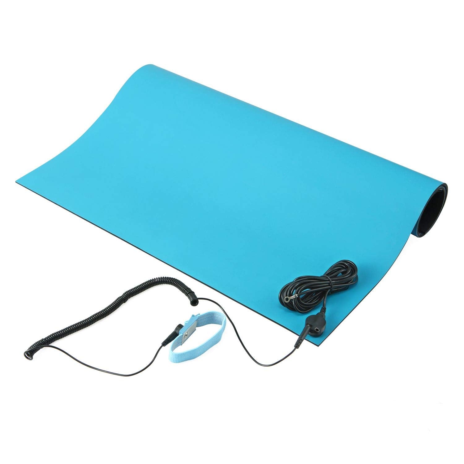 MWRF Source ESD Mat Kit with Wrist Strap and Grounding Cord