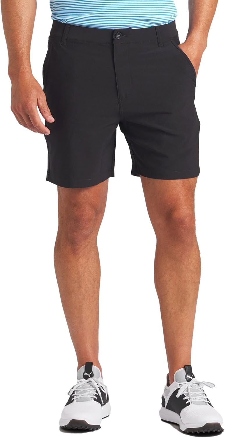 PUMA Men's 101 Solid Short 7 - Moisture Wicking and Breathable
