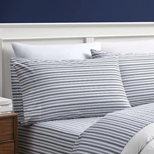 Nautica King Sheets Cotton Percale Bedding Set for Comfort