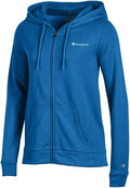 Champion Script Logo Women's Full Zip University Fleece Hoodie
