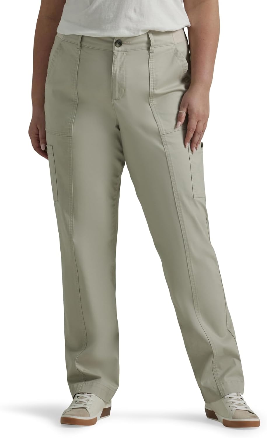 Lee Women's Plus Size Ultra Lux Comfort Flex-to-Go Utility Pant