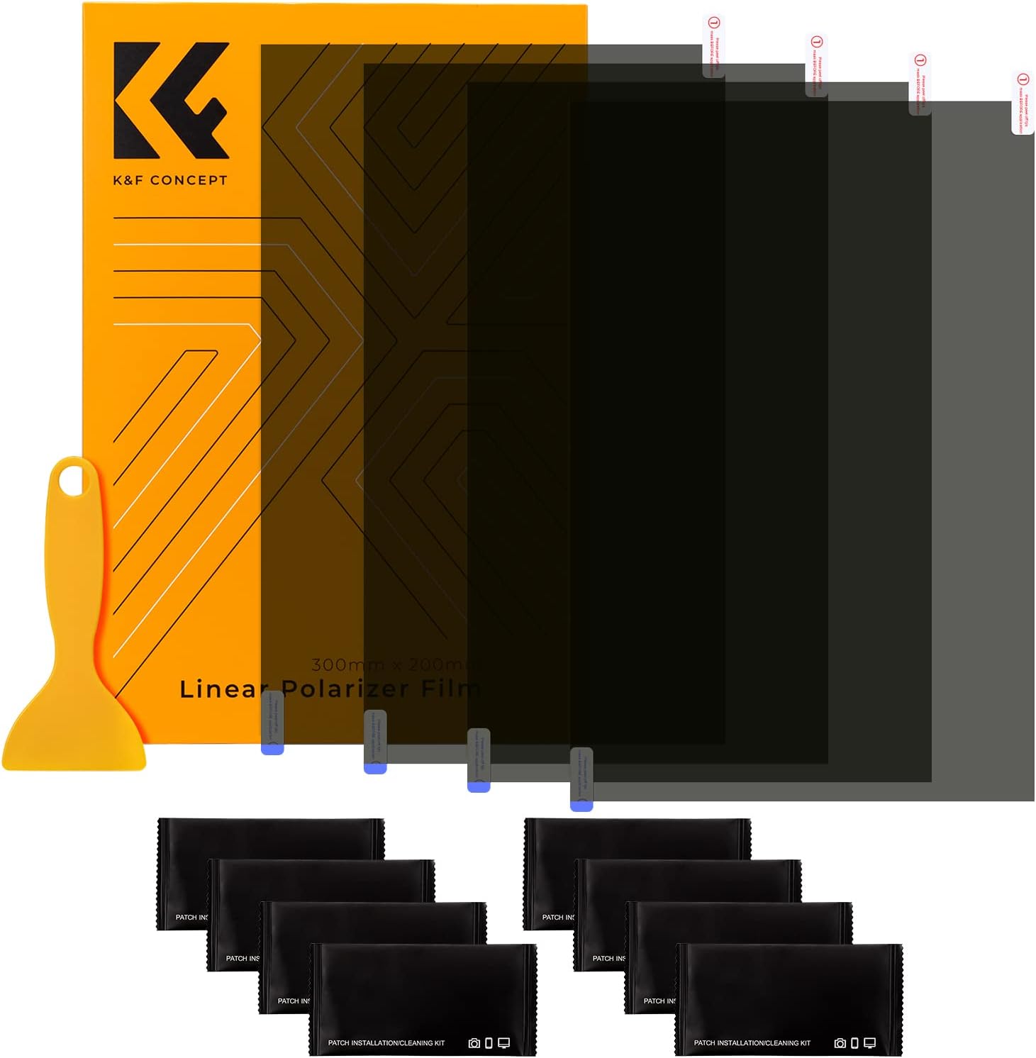 K&F CONCEPT Linear Polarizing Film Sheets for Educational Use