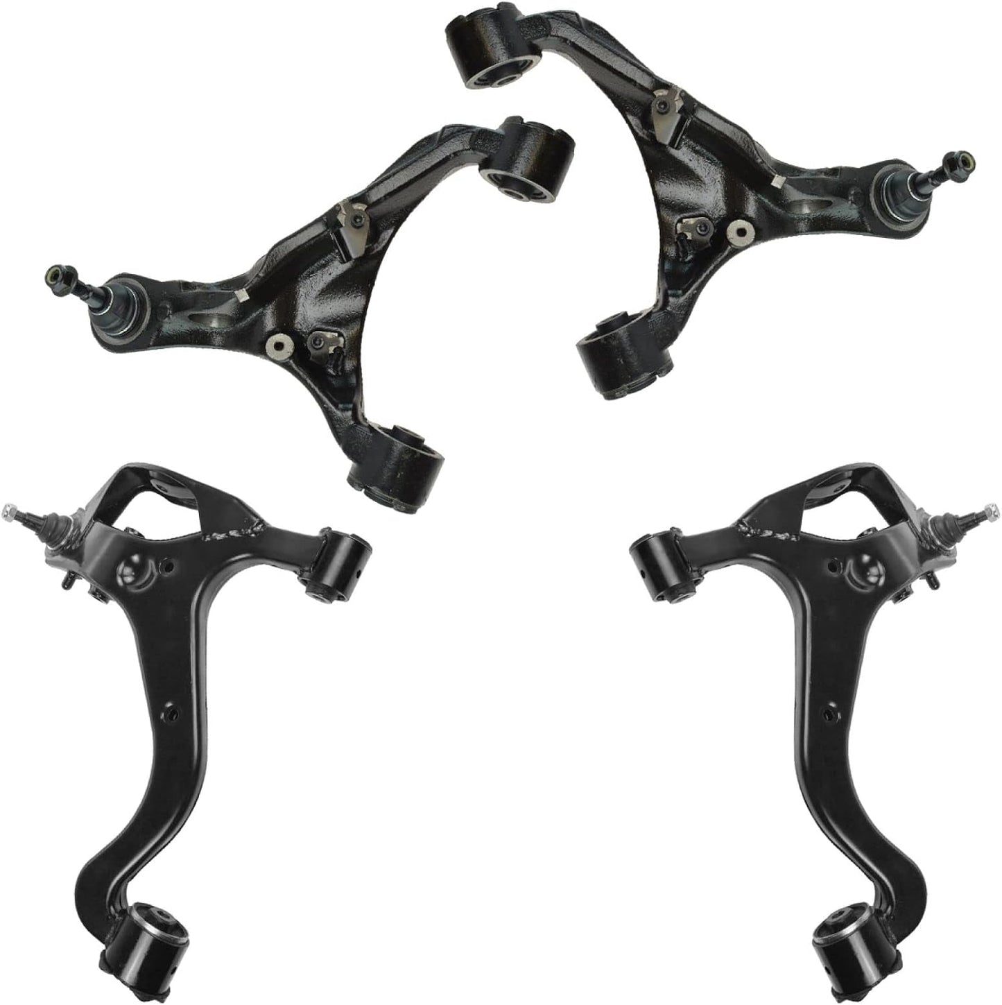 TRQ Front Upper & Lower Control Arm Set for Range Rover Sport
