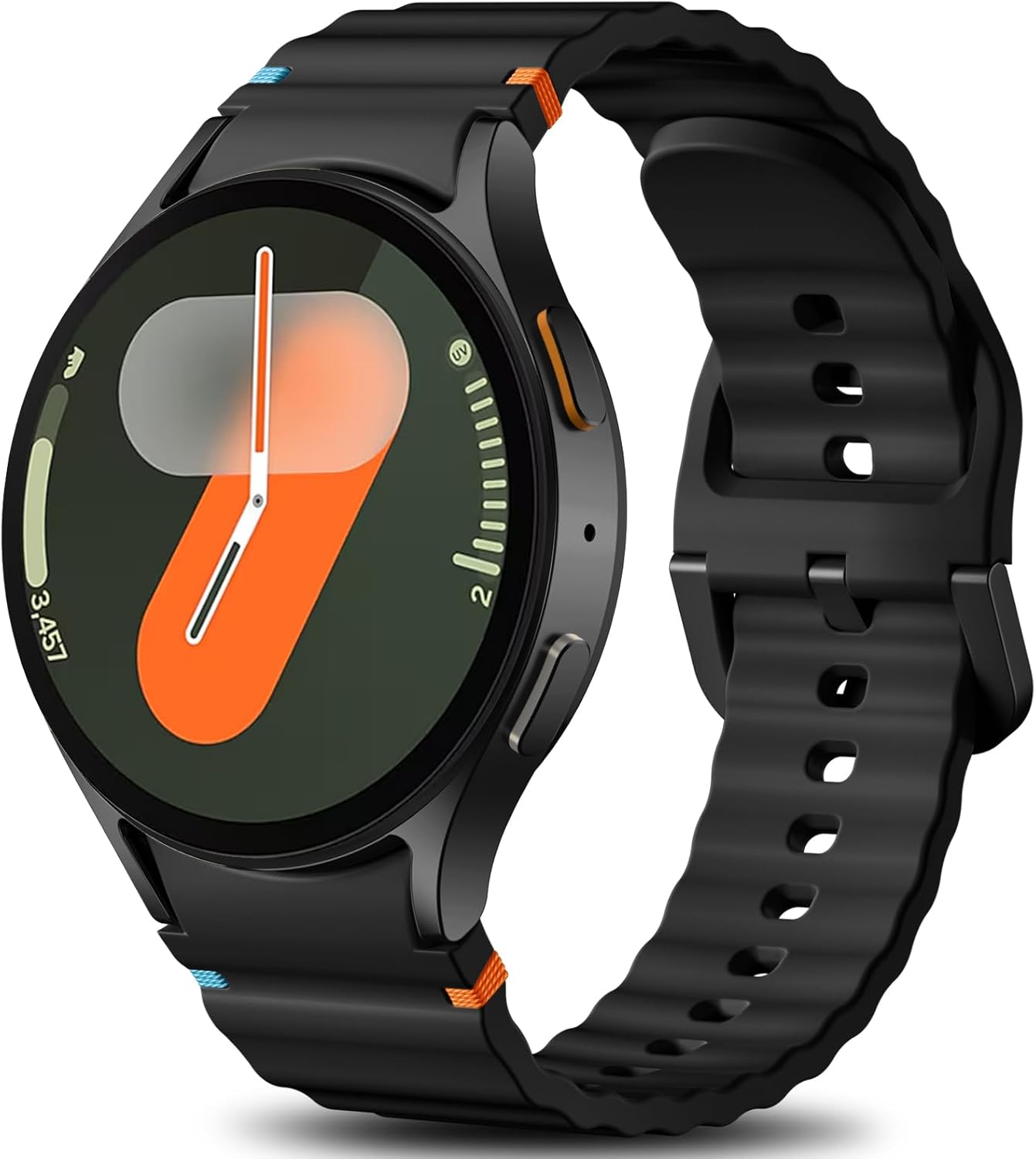 Soft Silicone Sport Band for Samsung Galaxy Watch - No Gap, DGege-US