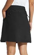 BALEAF Women's 18in Skorts for Casual Golf and Summer Wear