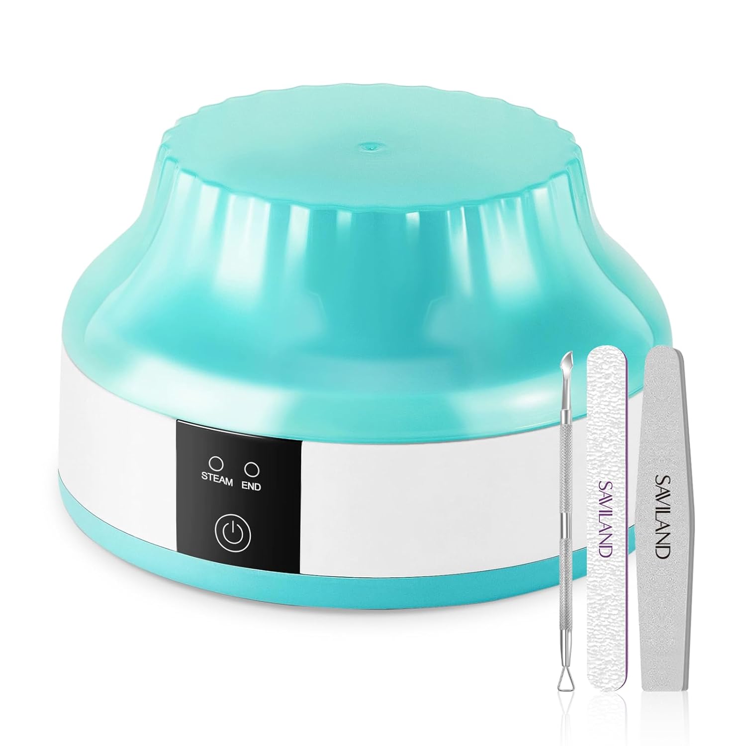 SAVILAND Electric Nail Soaking Bowl for Gentle Gel Polish Removal