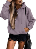 SHEWIN Women's Casual Hoodies Long Sleeve Pullover - Lightweight Shoes