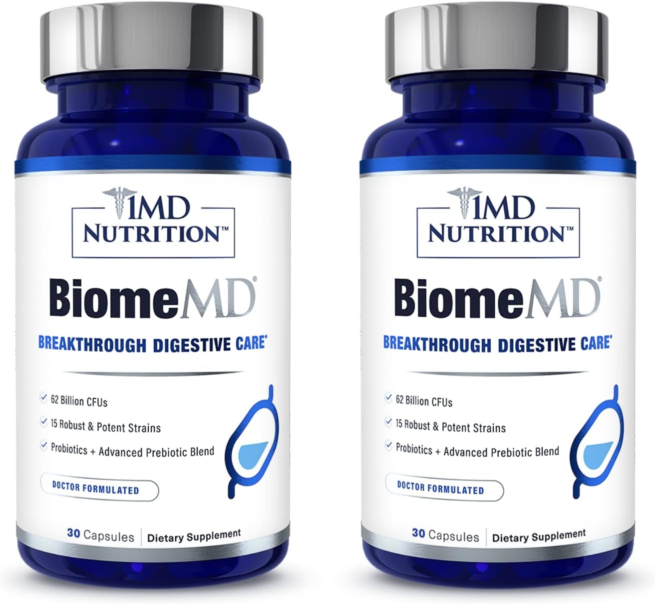 BiomeMD Probiotics for Digestive Health & Immune Support