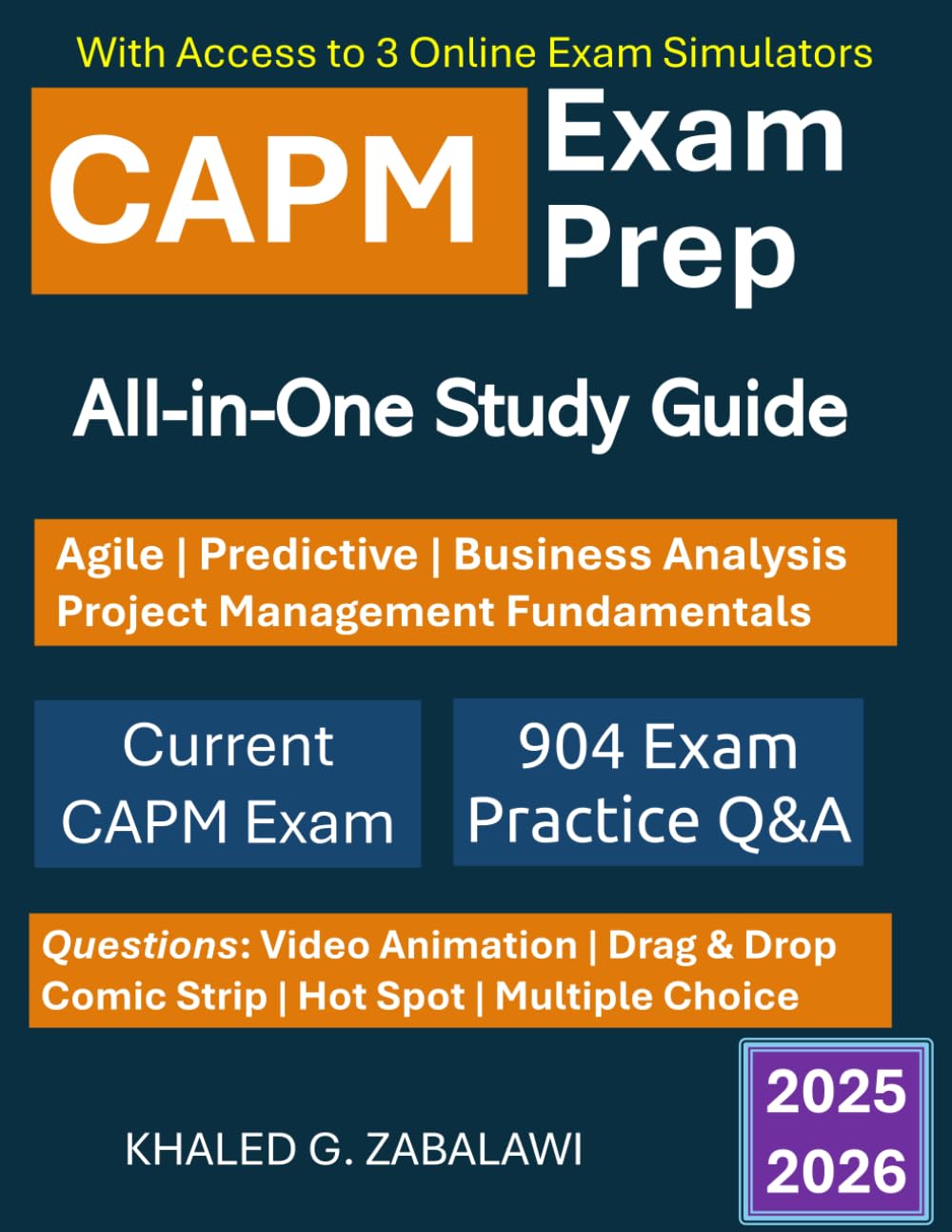 CAPM Exam Prep Study Guide with Practice Questions and Simulators