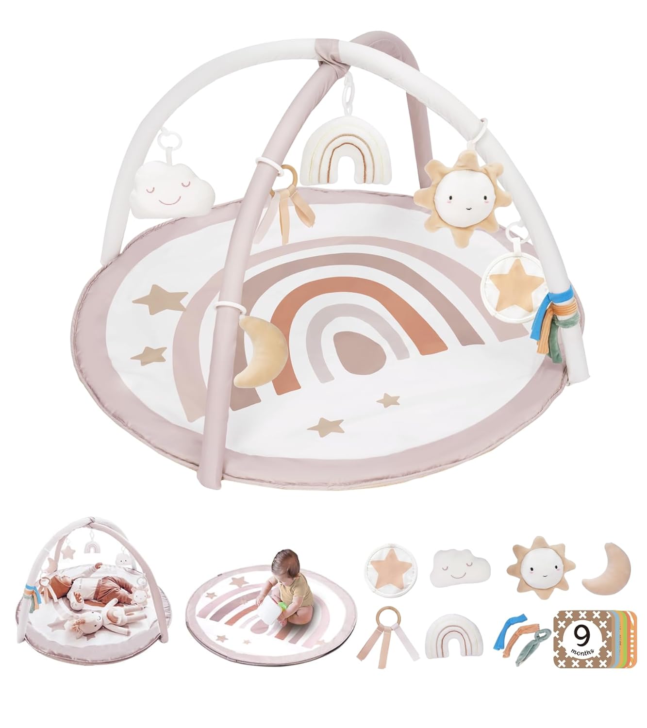 Stage-Based Baby Play Gym for Sensory Development