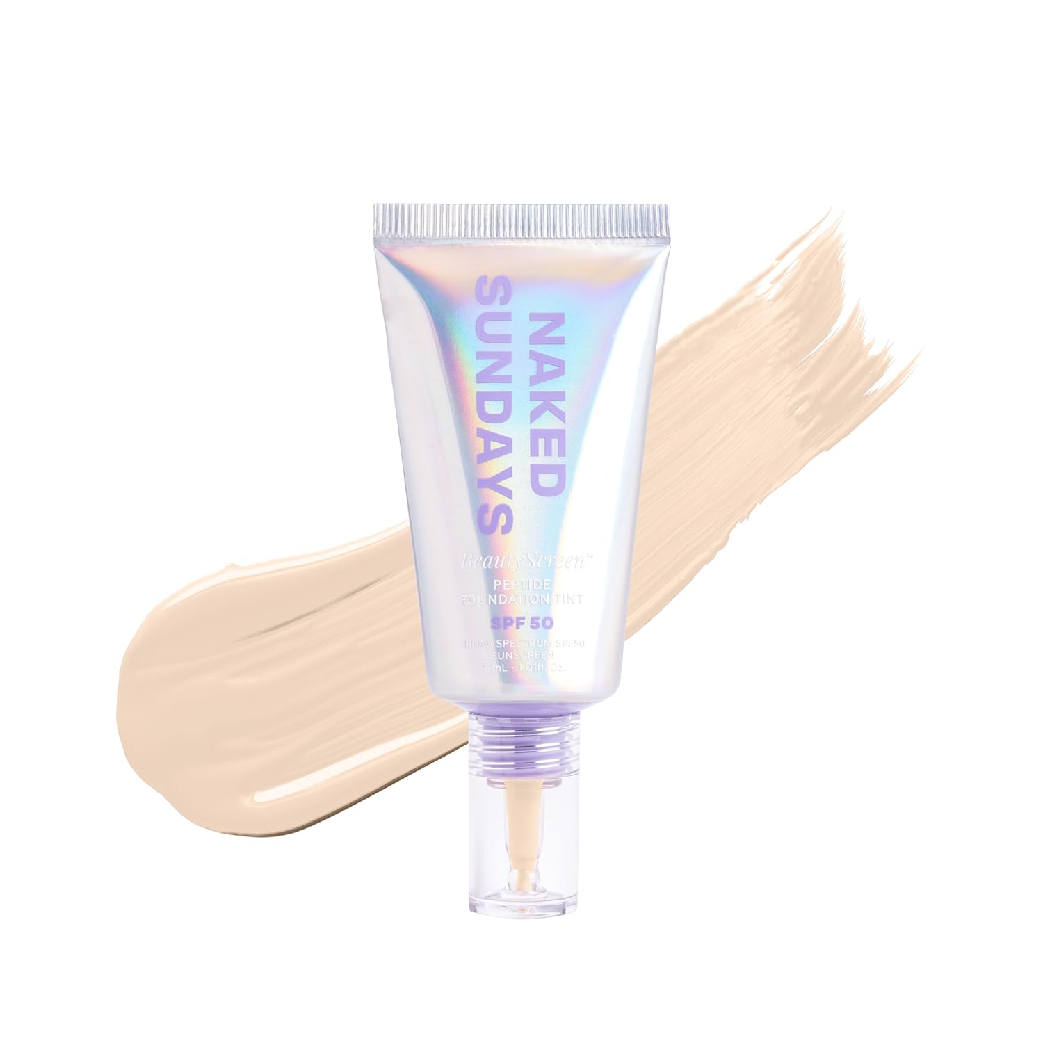 Naked Sundays BeautyScreen SPF 50 Mineral Peptide Foundation Tint