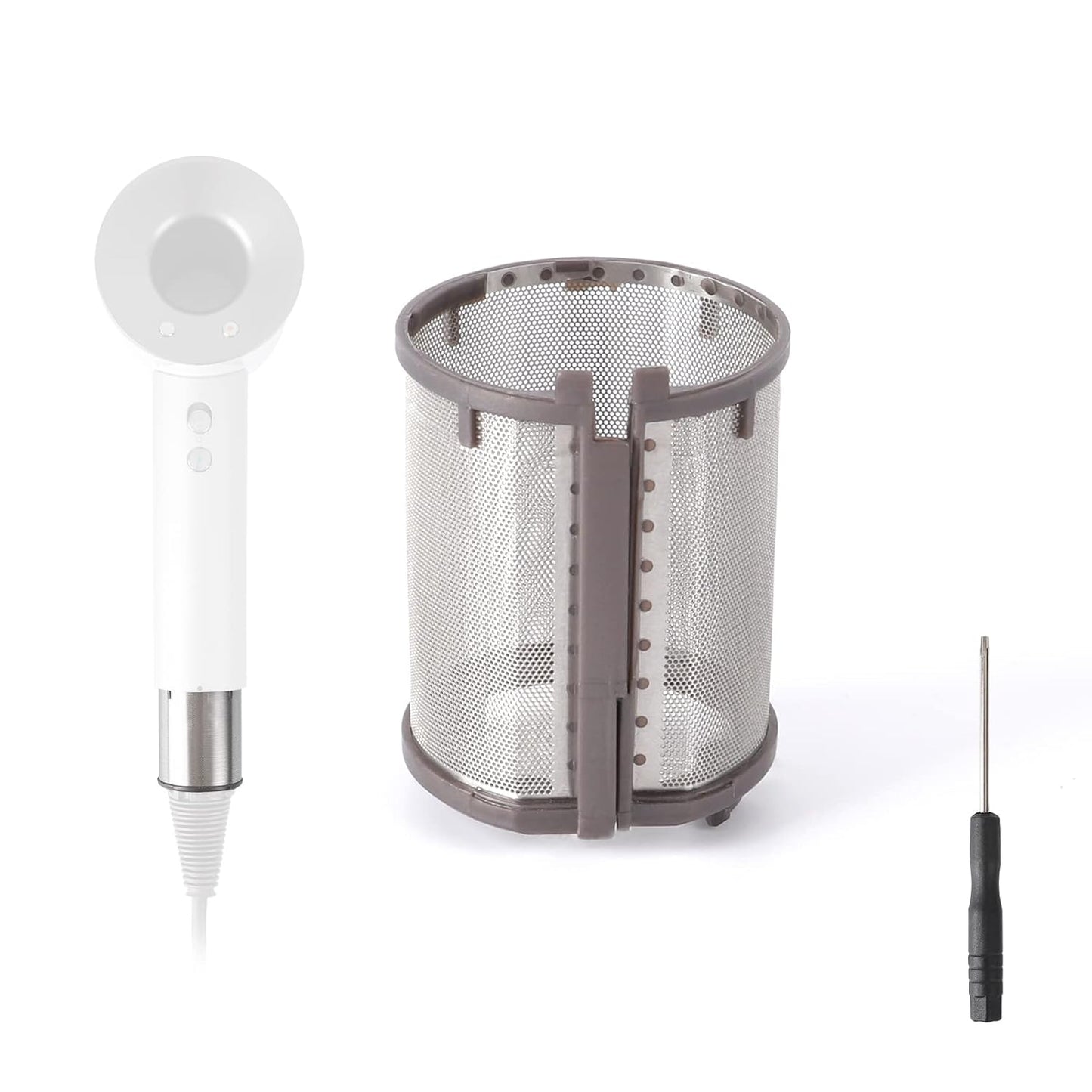 Dyson Supersonic Hair Dryer HD01 HD03 HD08 Inner Filter Mesh Replacement - Enhanced Performance
