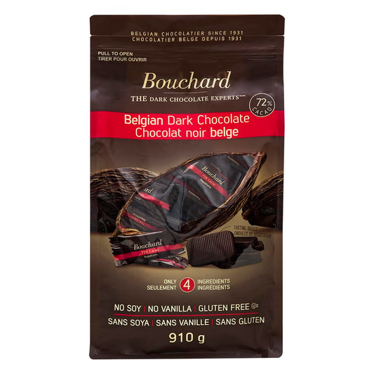 Bouchard Premium Belgian Dark Chocolate with 72% Cacao Delight