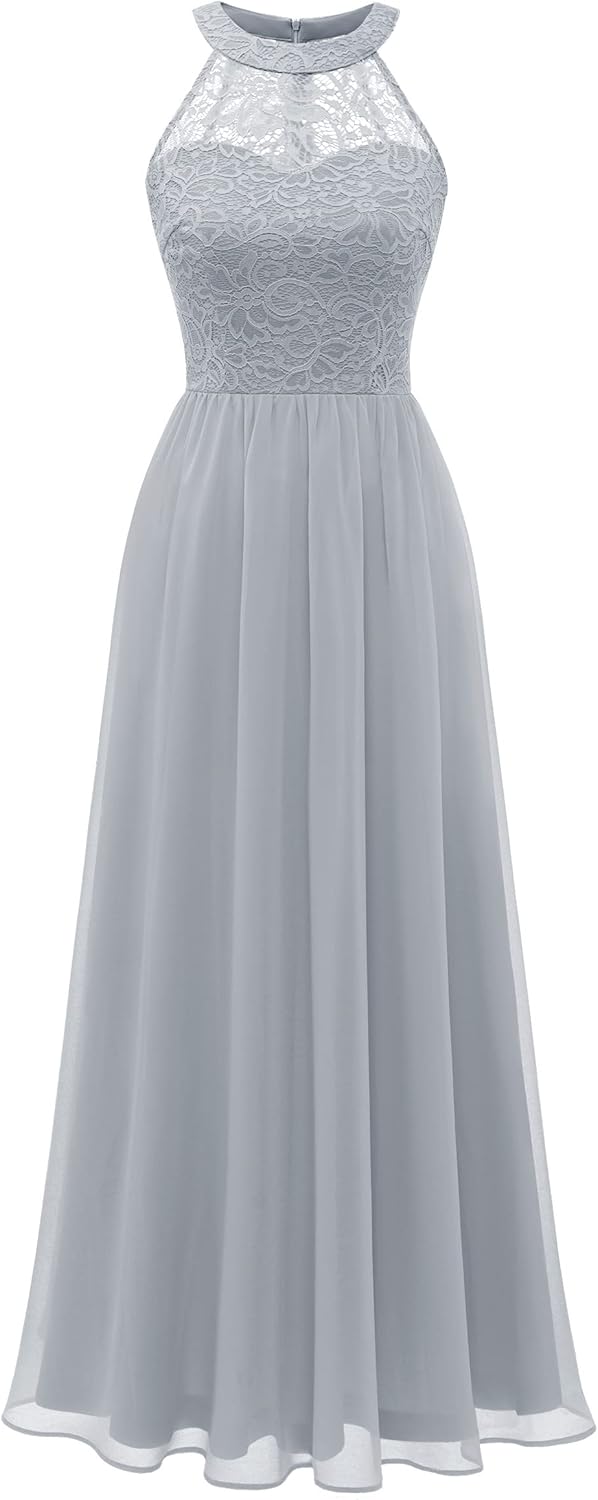 Wedtrend Women's Formal Dress: Elegant Halter Long Prom Dress