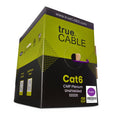 Cat6 Plenum Bulk Ethernet Cable 1000ft - High Performance, Purple