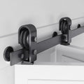 52 inch Bifold Barn Door Hardware Track Kit for Two 24 in Doors