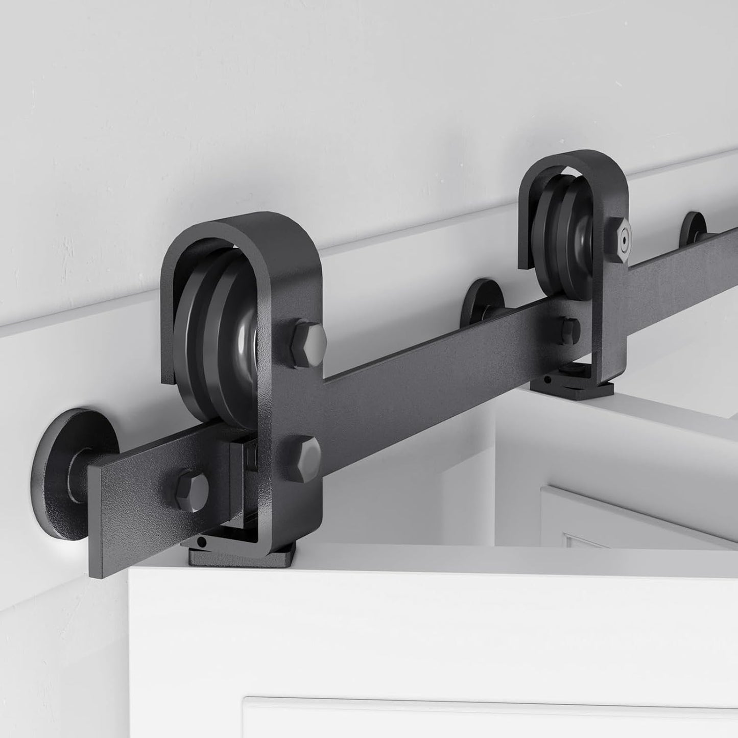 52 inch Bifold Barn Door Hardware Track Kit for Smooth Operation