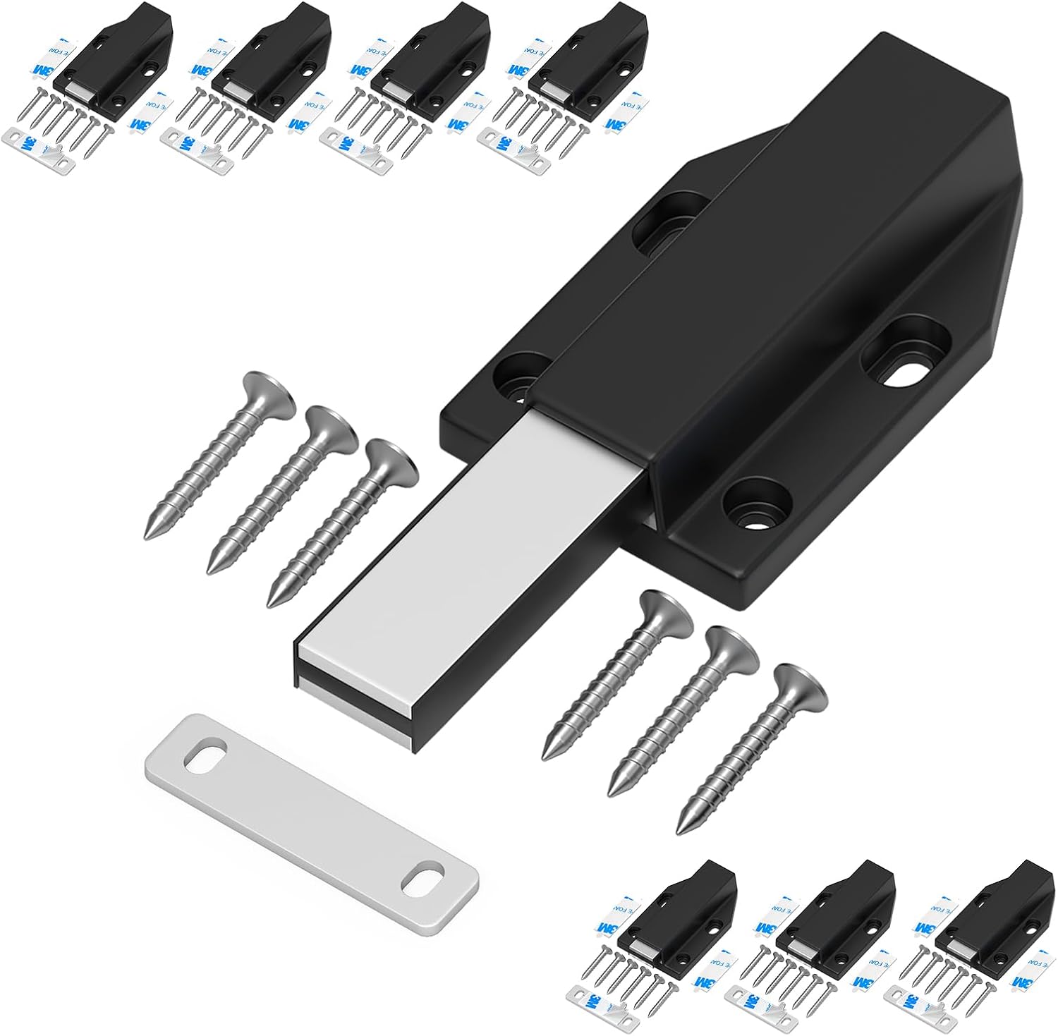 Heavy Duty Magnetic Push Latch for Seamless Door Closure