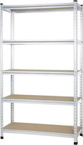 5-Tier Medium Duty Storage Shelving 48 x 18 x 72 in - Sturdy Utility
