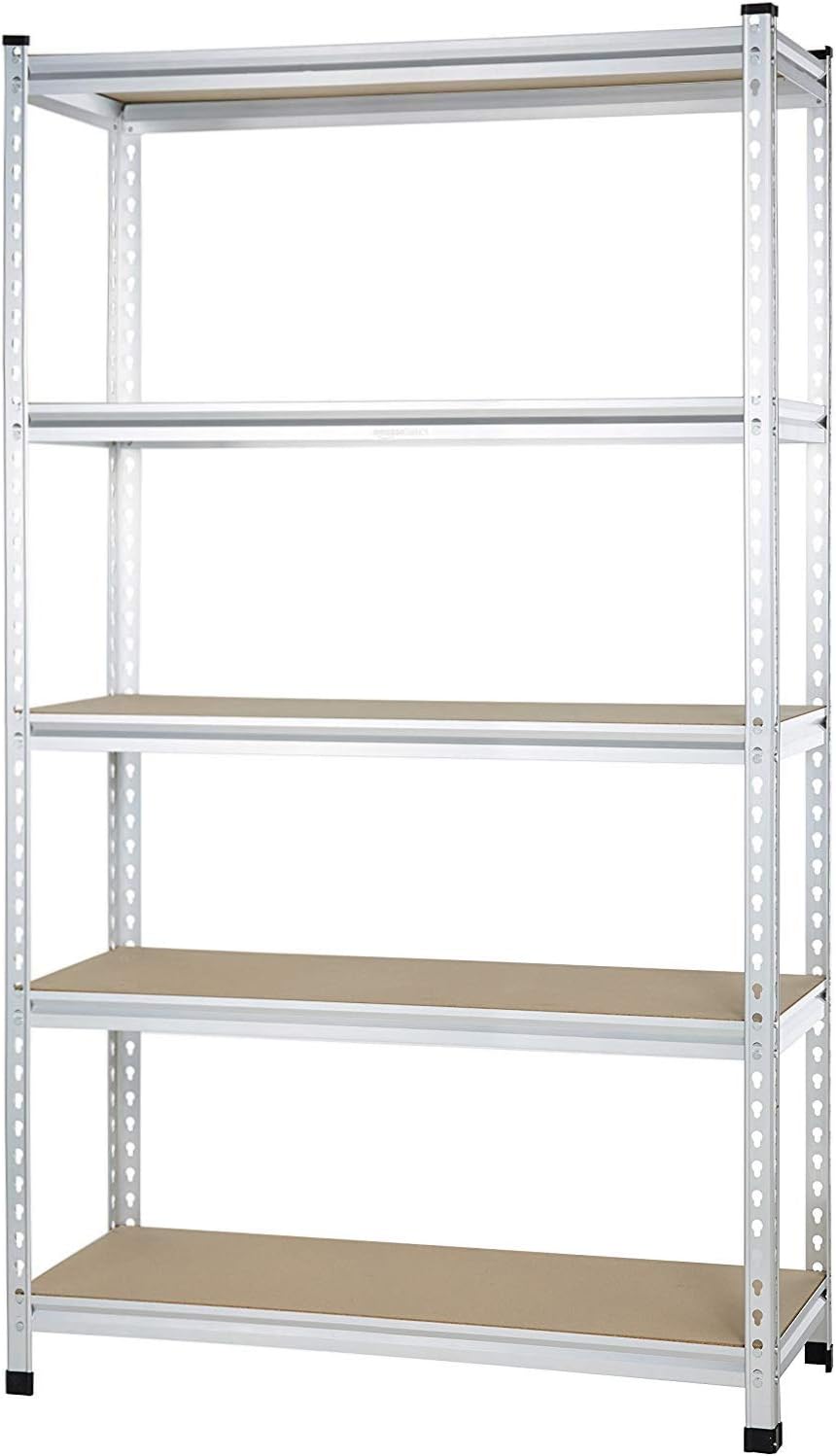 5-Tier Medium Duty Storage Shelving Unit for Home or Office