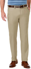 Haggar Cool 18 Pro Straight Fit Flat Front Casual Pant - All-Day