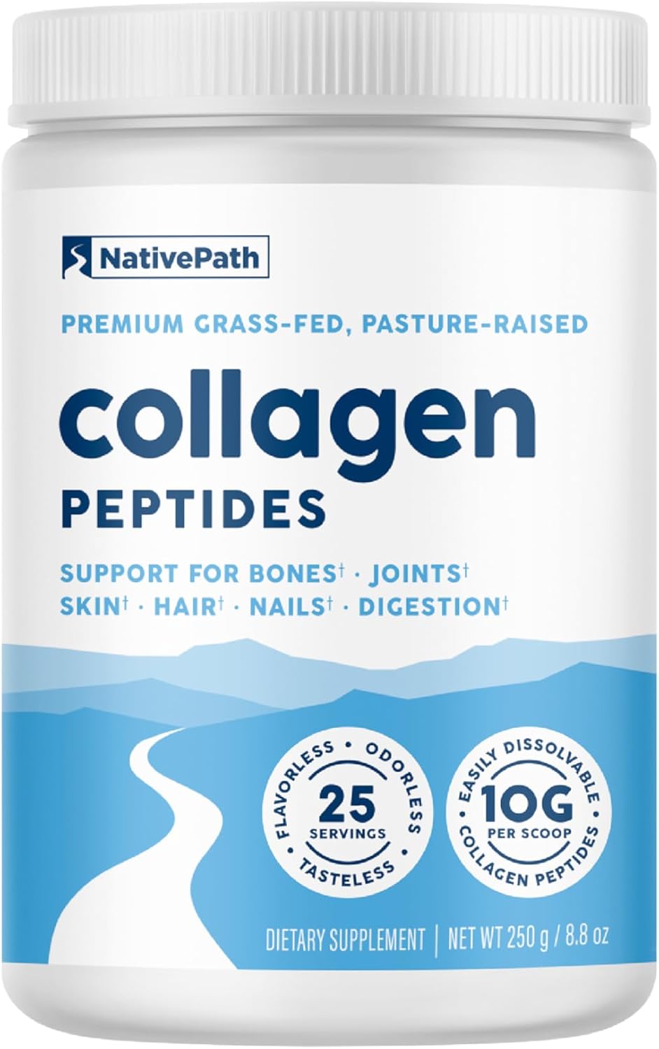 NativePath Collagen Peptides for Skin, Hair, and Nails - 8.8 oz