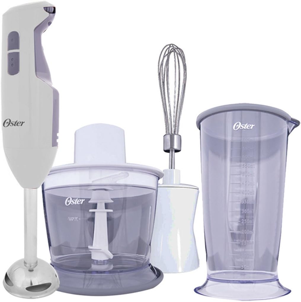 Oster Turbo Hand Blender - Powerful 250W - Stainless Steel Shaft - Whisk Included