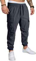 Mens Casual Cargo Joggers Pants Tapered Sweatpants - Comfortable