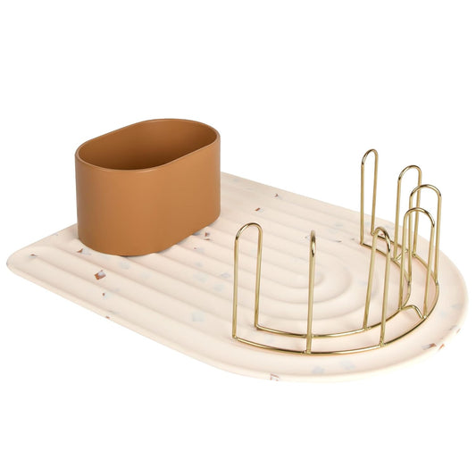 Boon ARC Modular Baby Bottle Drying Rack with Silicone Mat