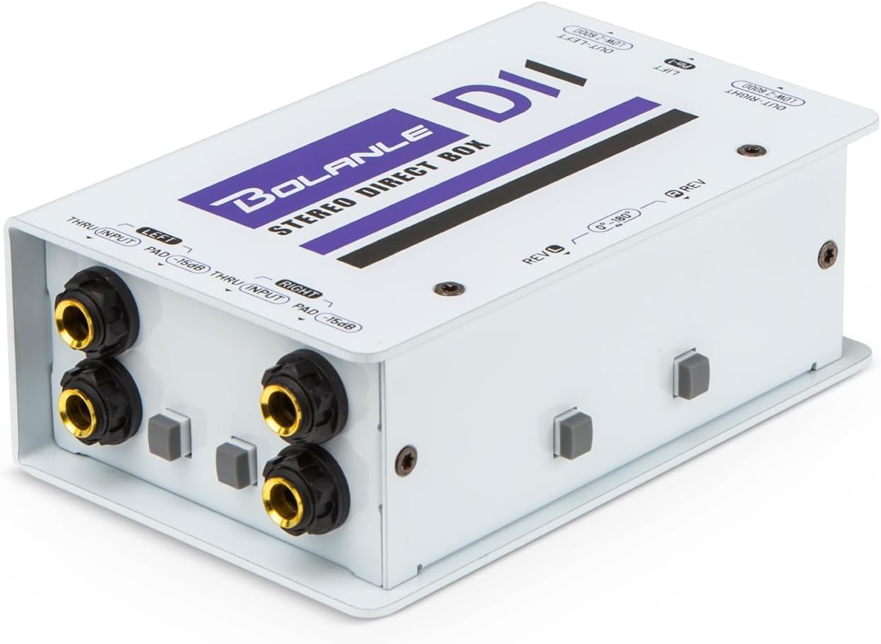 Bolanle Pro DI Passive Direct Box for Instrument Connection