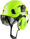 Safety Helmet Hard Hat with Visor and Ear Protection - 3-in-1 Work