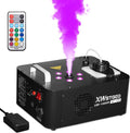Vertical Fog Machine 1000W with 6 LED Lights and Wireless Remote