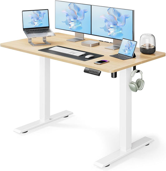 Marsail Electric Standing Desk for Home Office, Adjustable Height