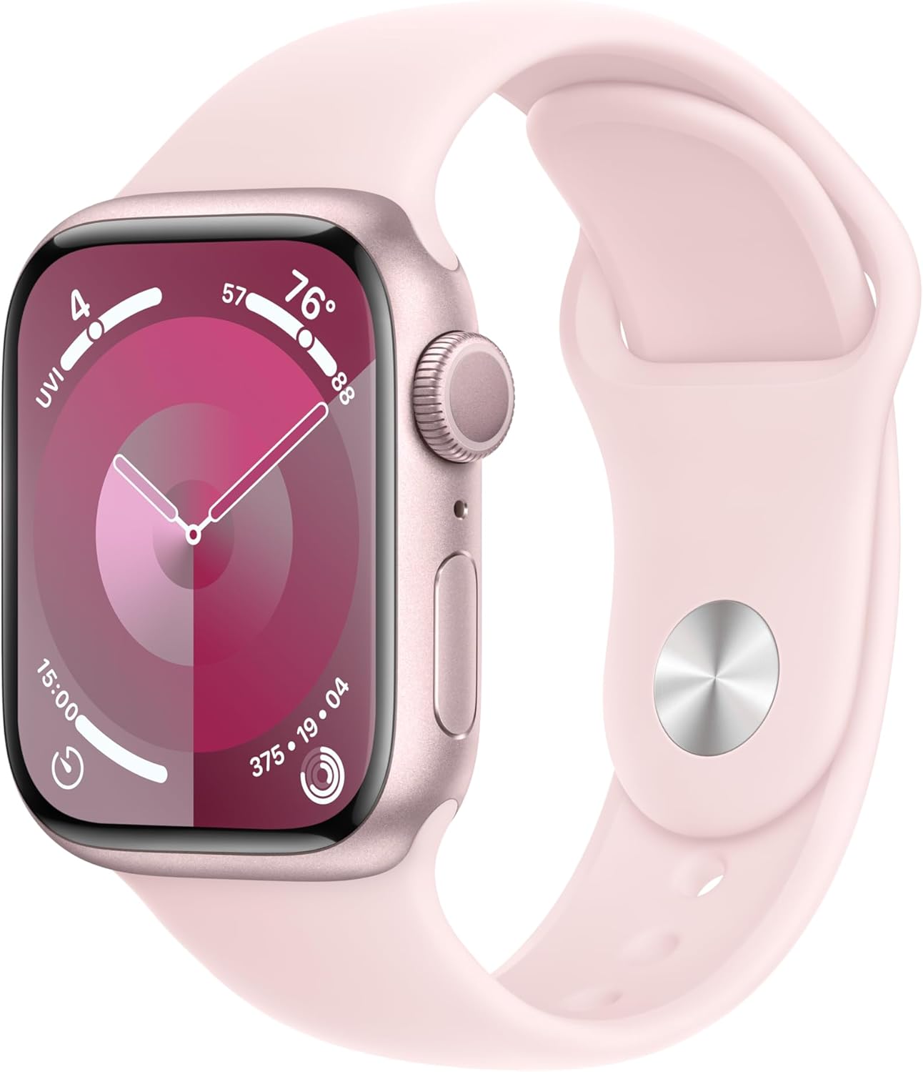 Apple Watch Series 9 GPS 41mm Pink Aluminum Case for Fitness