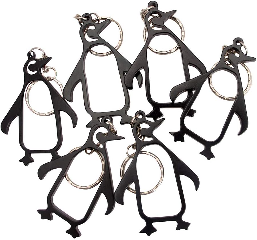 Swatom Penguin Keychain Bottle Opener Tool for Beer Lovers