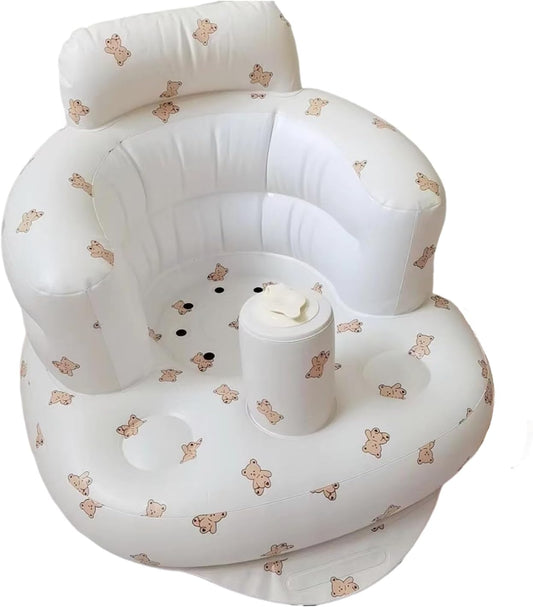 Portable Inflatable Baby Seat with Built-in Pump!