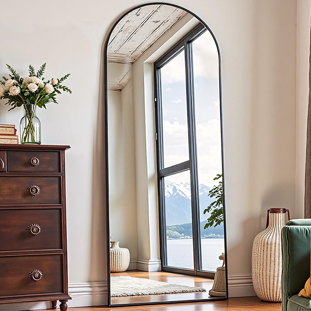OGCAU Full Length Mirror 70x26 Arched Design for Any Room