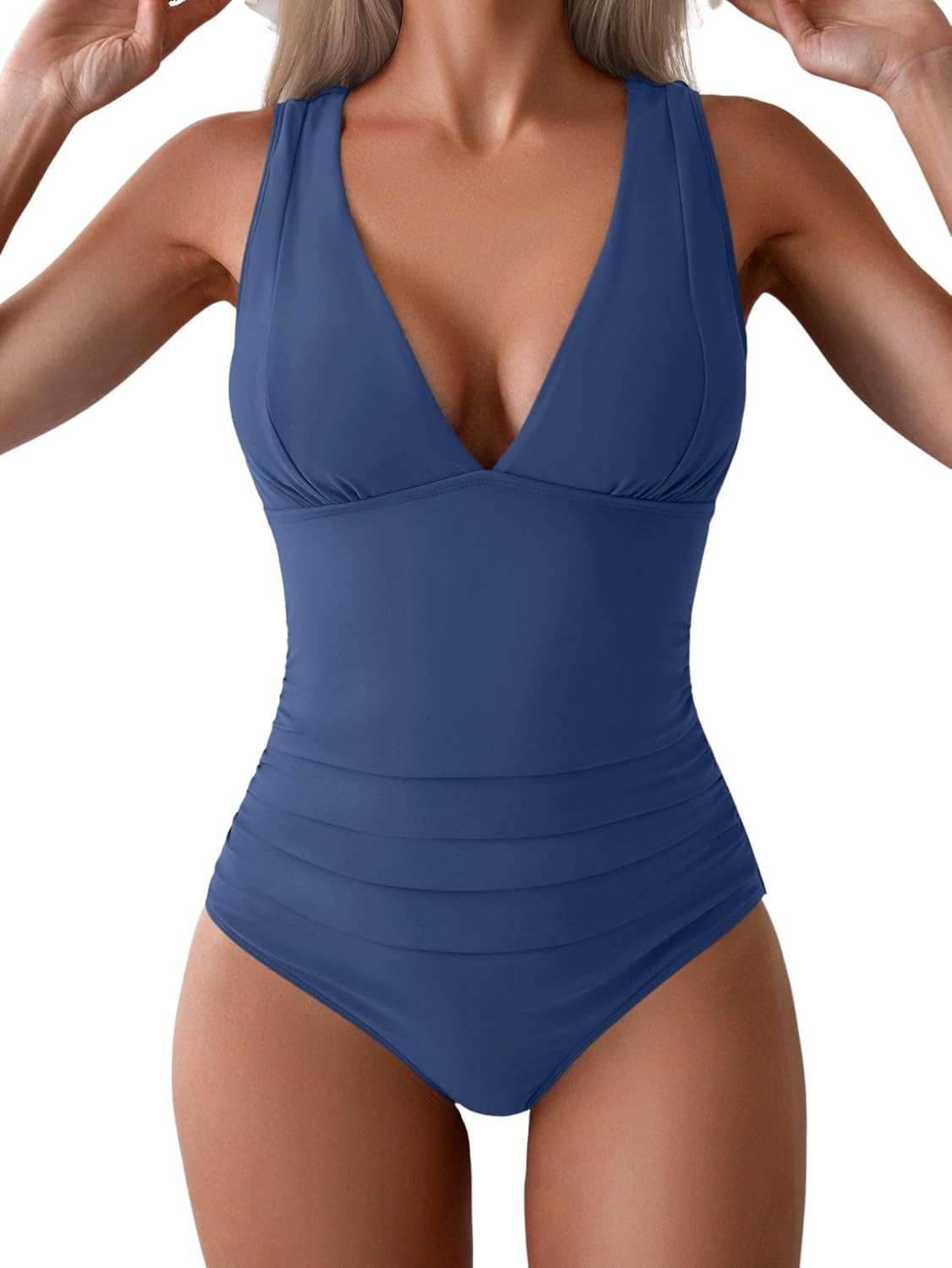 Eomenie One Piece Swimsuit for Women with Tummy Control Design
